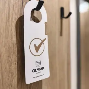 olymp-hotel-door-hanger-welcome-checklist